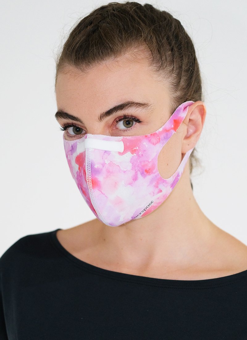 BLACKSPADE Unisex Koruyucu Maske Su Rengi Desen M