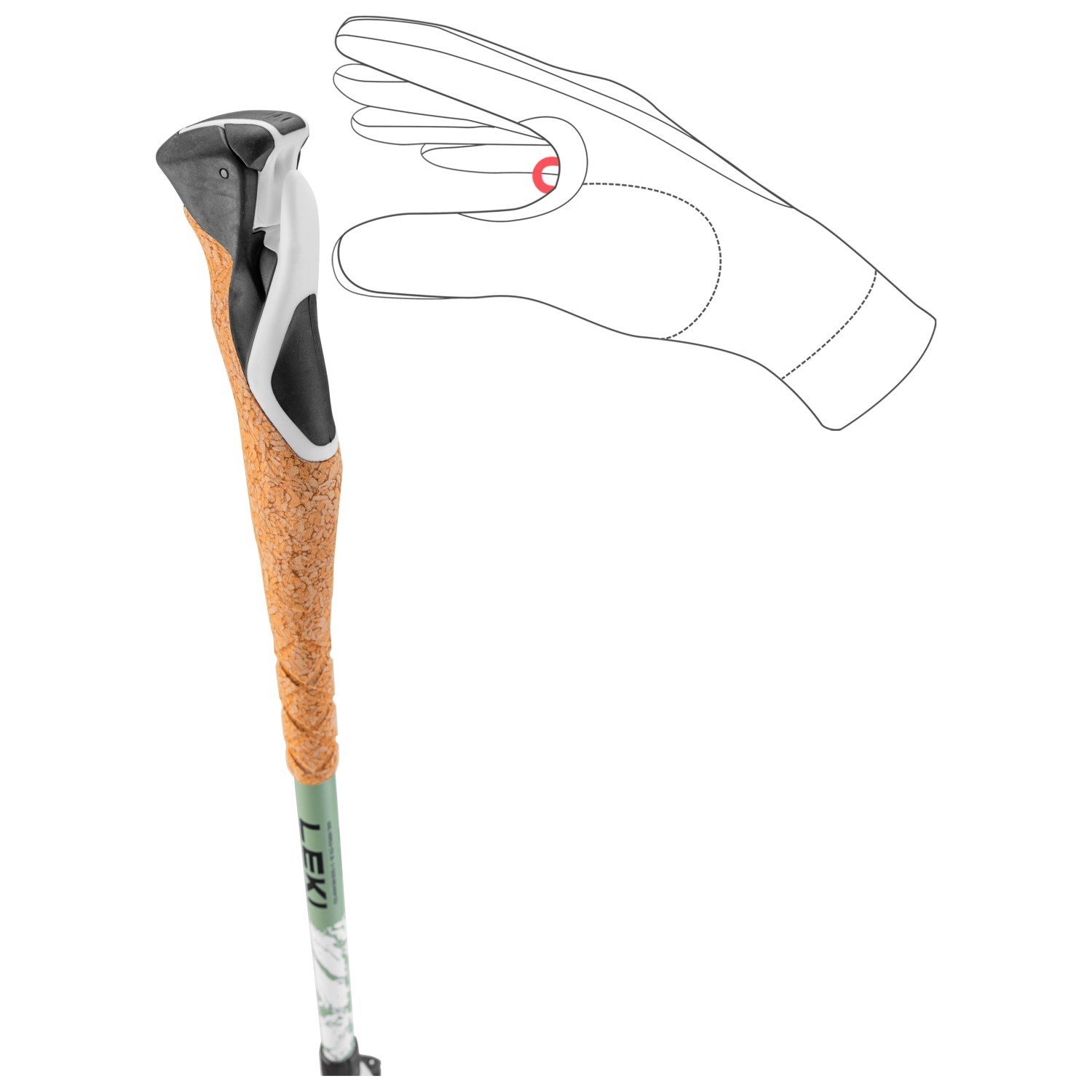 Leki Cross Trail Carbon Speedlock Trekking Batonu