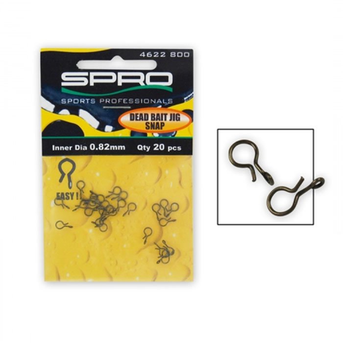 D. SPRO Deadbait Jig Snap Yem Tutucu Klips 20x10