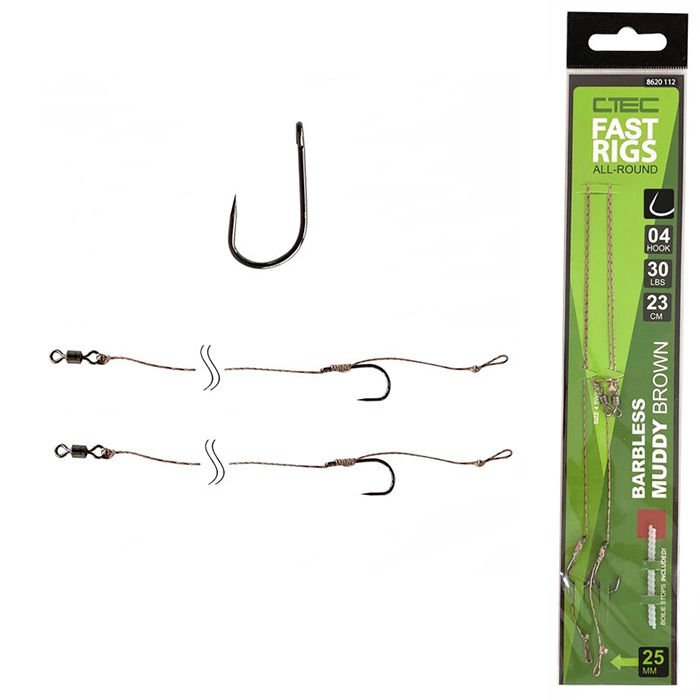 SPRO Fast Rigs MuddyBarbless Hazır İğne Takımı -02