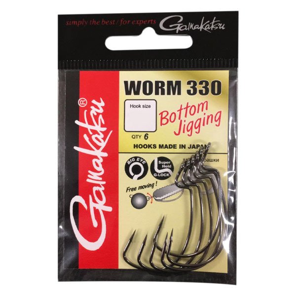 GAMAKATSU Worm 330 Bottom Jigging -1/0 Olta İğnesi